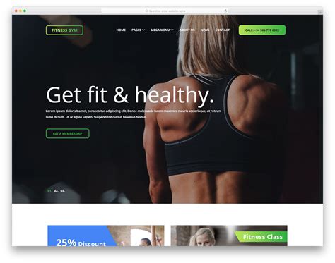 themeforest hermes fitness one-page html template|Fitness HTML Website Templates .